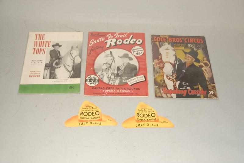 Appraisal: Lot of Hopalong Cassidy Cowboy Memorabilia Includes one Santa Fe