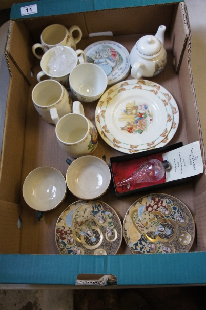 Appraisal: A collection of pottery to include Royal Doulton bunnykins nursery