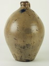 Appraisal: STONEWARE JUG - Two gallon gray stoneware ovoid shaped jug