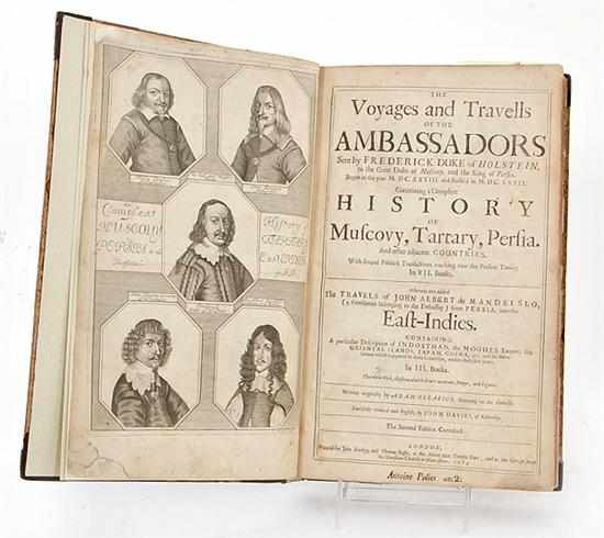 Appraisal: Rare book Voyages and Travels of the Ambassadors Olearius Adam