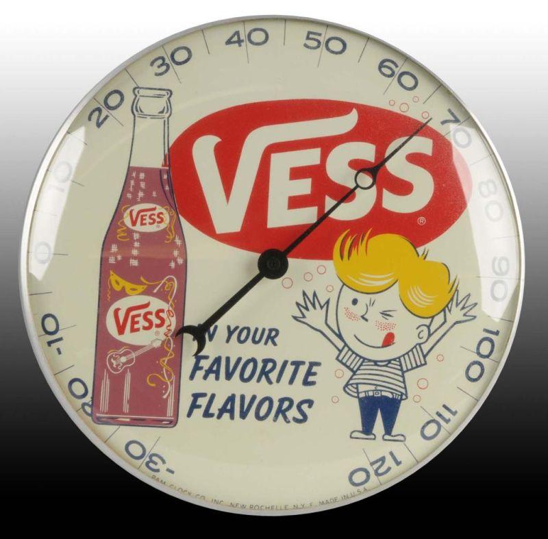 Appraisal: Vess Soda Thermometer Description Circa s to s Neat graphics