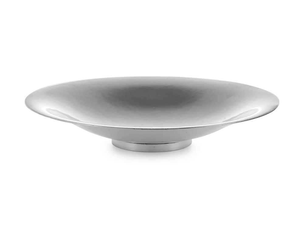 Appraisal: A Danish Silver Dish A Danish Silver Dish Georg Jensen