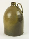 Appraisal: JUG - Early green glazed terra cotta two gallon jug