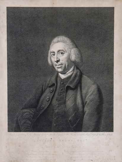 Appraisal: Sherwin John Keyse Half-length portrait of Launcelot 'Capability' Brown etching