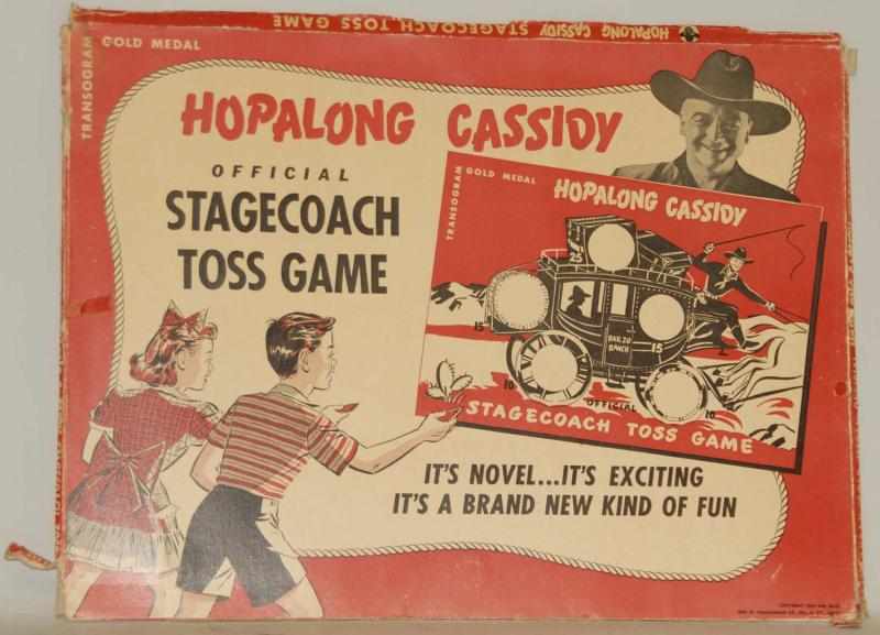 Appraisal: Lot of Vintage Hopalong Cassidy Games In original boxes Includes