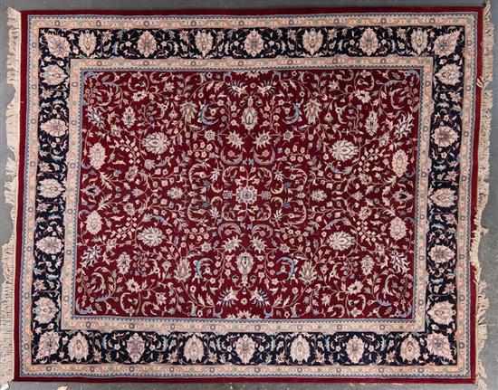 Appraisal: Indo Keshan rug India modern x Estimate -