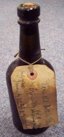 Appraisal: An old beer bottle with label reading 'Brewed by HRH