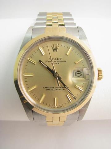 Appraisal: A gentleman's Rolex Oyster Perpetual watch K yellow gold and