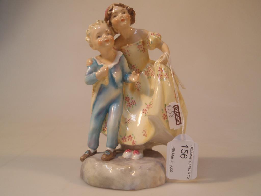 Appraisal: A Royal Worcester figure Sisters