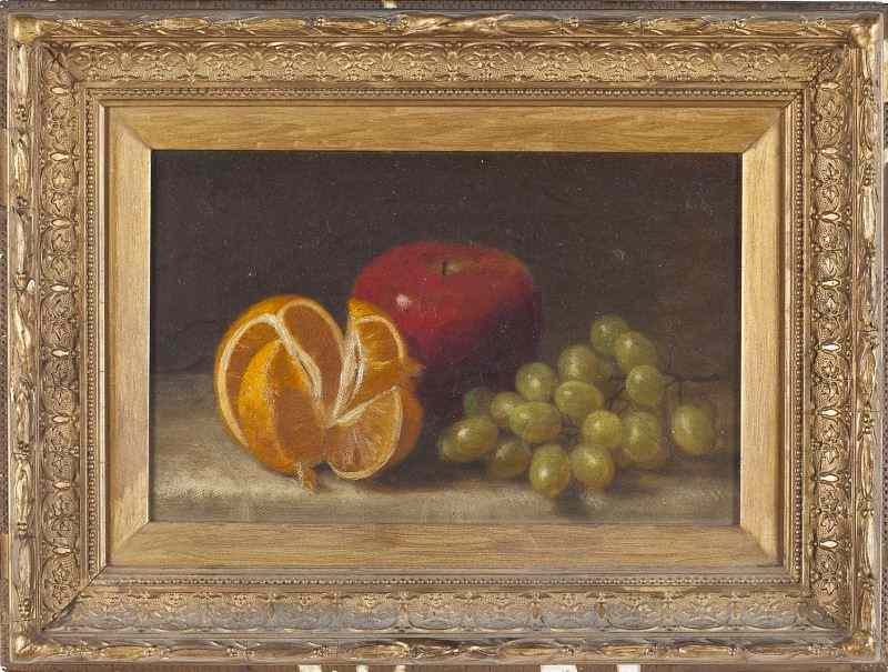 Appraisal: William R Wheeler MI - Still Lifeoil on canvas unsigned