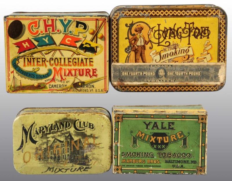 Appraisal: Lot of Tobacco Tins Description Includes one for Long Tom