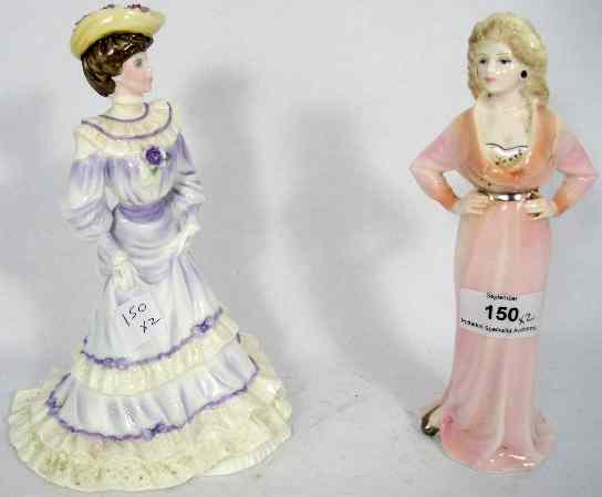 Appraisal: Coalport Figure Luissa At Ascot Limited Edition And Rita from