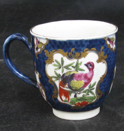 Appraisal: Fine Worcester Dr Wall Period Porcelain Teacup ca - in