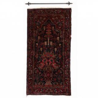 Appraisal: Persian Kashan Prayer Rug circa cotton and wool the dark