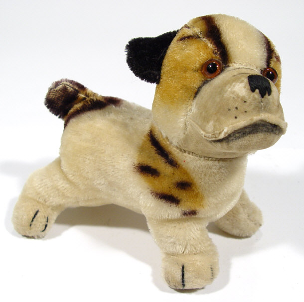 Appraisal: Steiff style soft toy dog with swivelling head and velvet