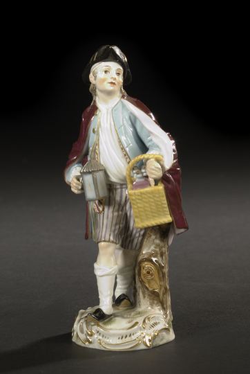 Appraisal: Meissen Porcelain Figure of The Spirits Seller third quarter th