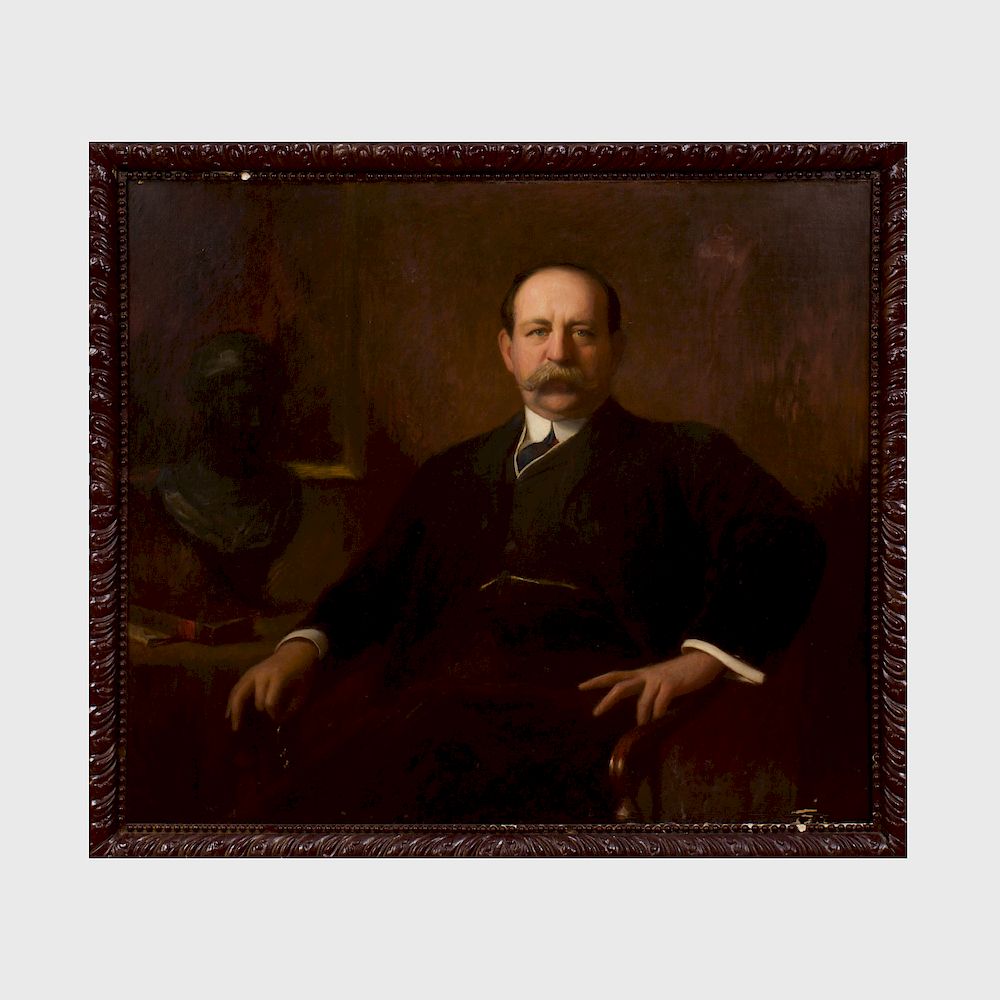 Appraisal: William John Whittemore Portrait of Mr William Kelly Simpson Oil