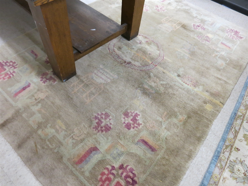 Appraisal: CHINESE NICHOLS CARPET Nichols Super Yarn Carpets Factory founded by