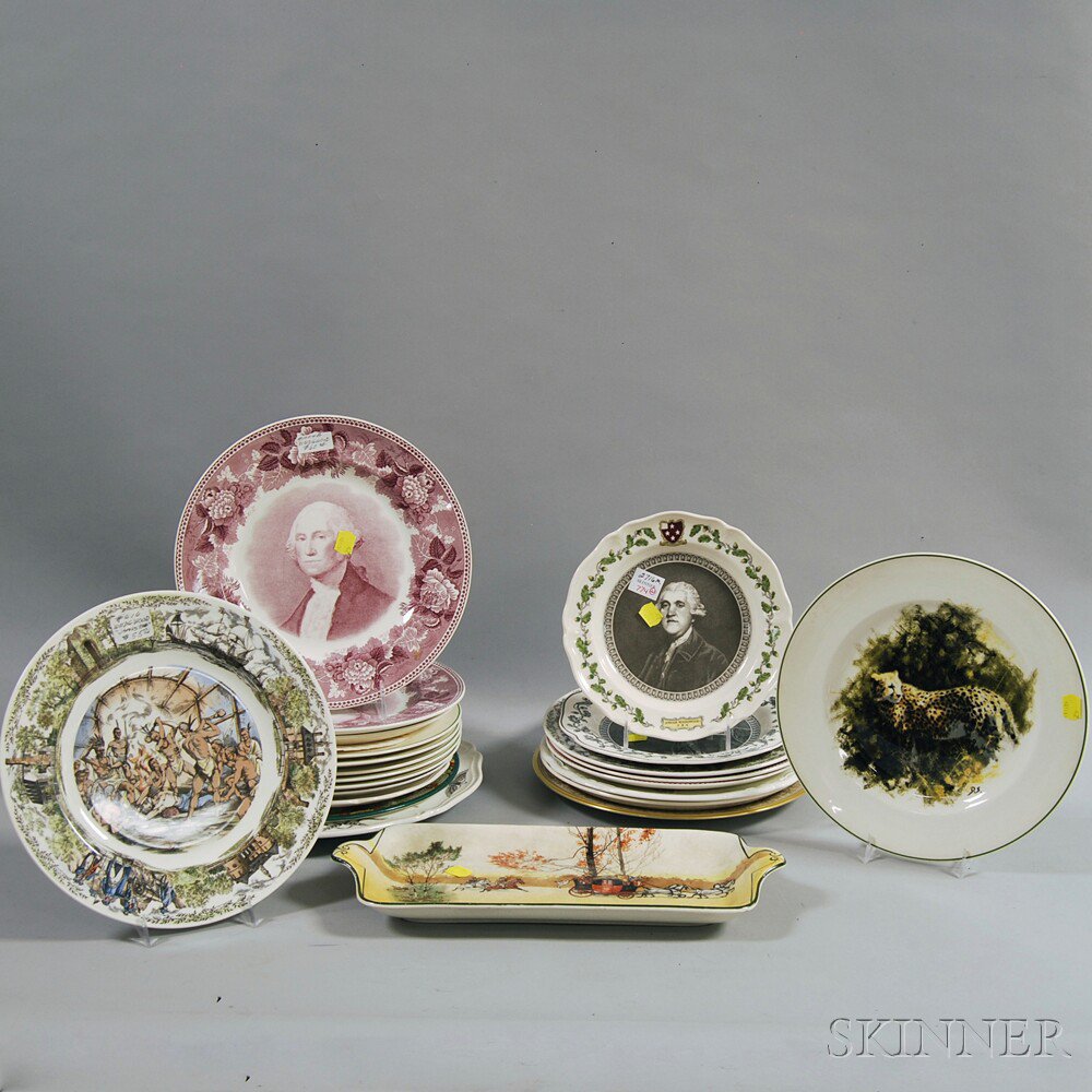 Appraisal: Twenty-three Ceramic Collector's Plates including a set of six Wedgwood