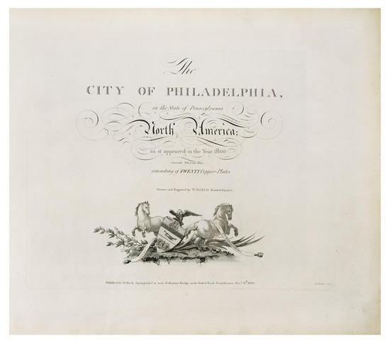 Appraisal: BIRCH William The City of Philadelphia in the State of