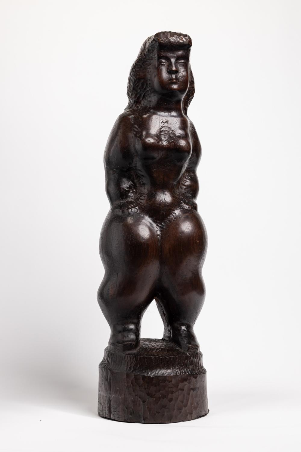 Appraisal: CHAIM GROSS American - Female Nude wood signed Chaim Gross