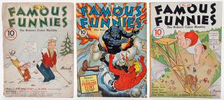 Appraisal: Famous Funnies Comic Books Famous Funnies Comic Books Group of