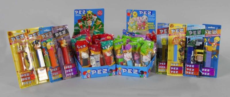 Appraisal: Large Lot of Pez Dispensers Description Most are in original