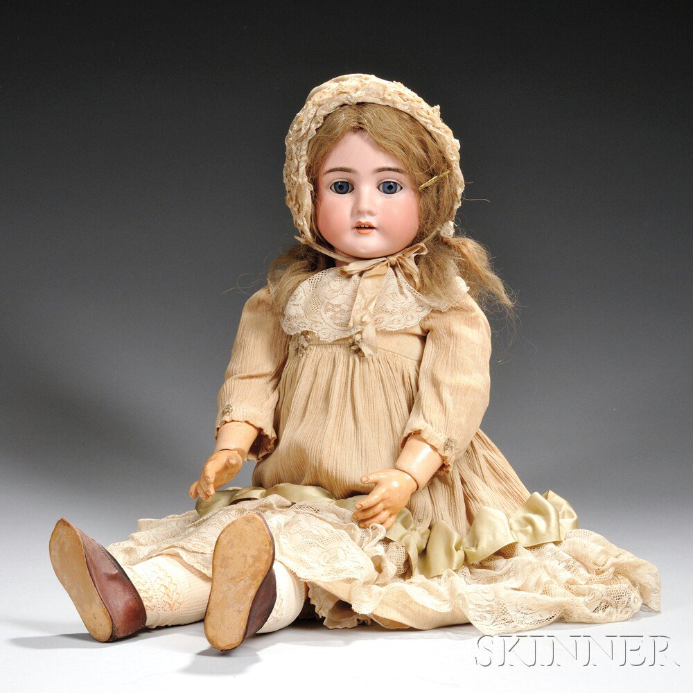 Appraisal: Large Kley Hahn Bisque Head Girl Doll marked K H