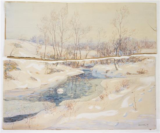 Appraisal: Sale Lot Wilson Henry Irvine American - Winter Landscape in