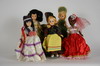 Appraisal: DOLLS - Lot of forty-one approximately 's unmarked hard plastic