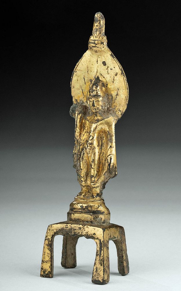 Appraisal: Chinese Tang Gilt Bronze Avalokitesvara ex-Christie's East Asia China Tang