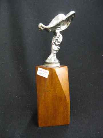 Appraisal: Rolls Royce Hood Ornament or Car Mascot chrome finish flying