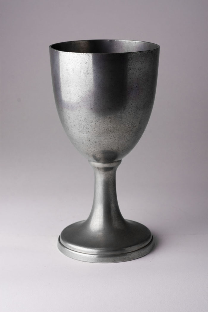 Appraisal: PEWTER CHALICE ATTRIBUTED TO GUSTAVUS LEONARD D HENRY G REED