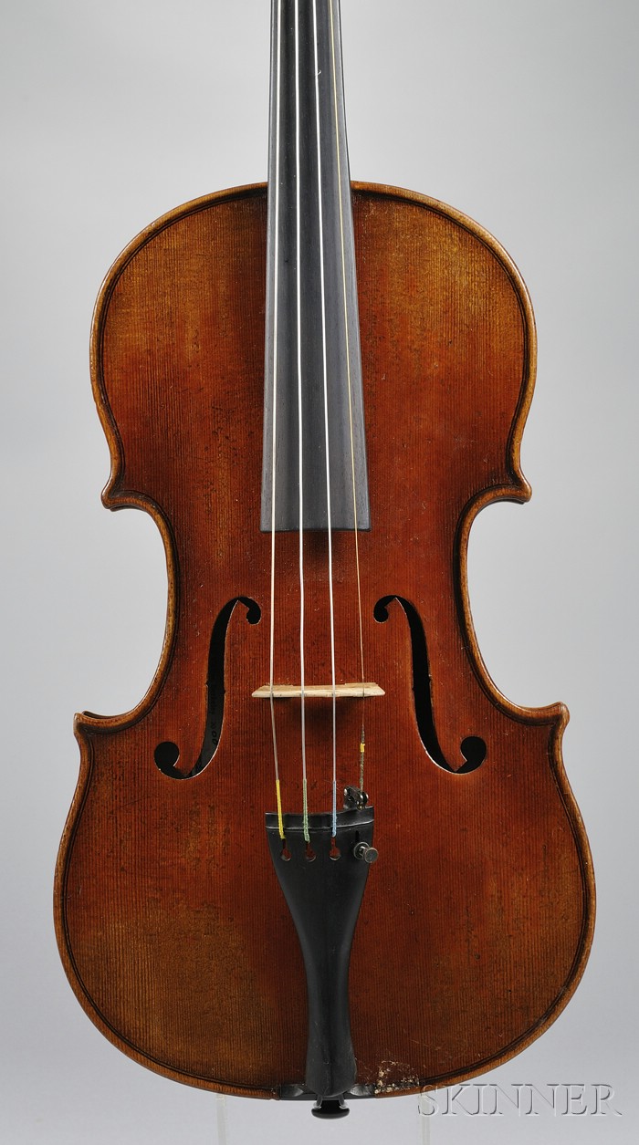 Appraisal: Child's Modern Violin labeled JAY HAIDE length of back mm