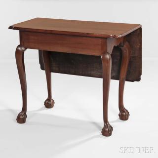 Appraisal: Carved Mahogany Table possibly Salem Massachusetts c - the molded