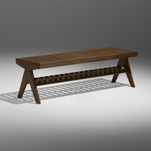 Appraisal: Pierre Jeanneret BENCH FROM THE M L A FLATS BUILDING