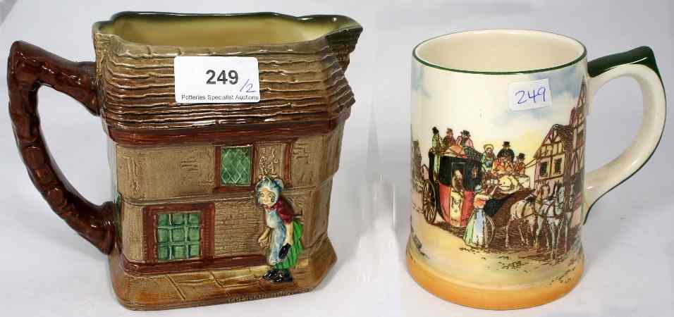 Appraisal: Royal Doulton Seriesware Embossed Jug Old Curiosity Shop and non