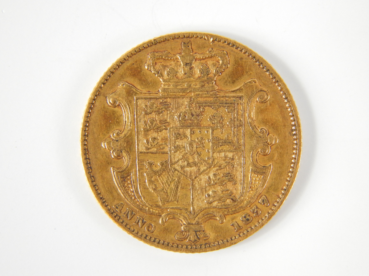 Appraisal: A William IV gold sovereign