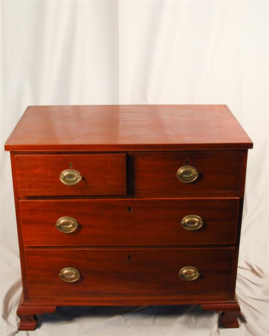 Appraisal: A Diminutive E th C New England Mahogany Chest of