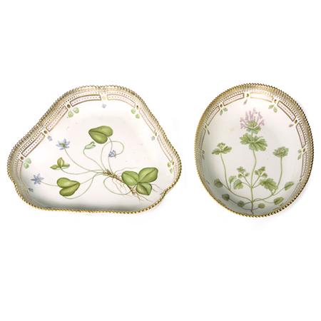 Appraisal: Two Royal Copenhagen Flora Danica Porcelain Bowls Estimate -