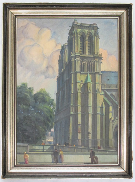 Appraisal: KNUD PDERSEN SVENDSBJERG OIL ON CANVAS Denmark born Notre Dame