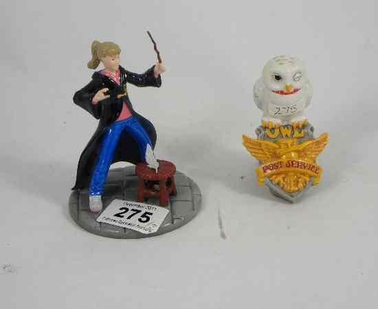 Appraisal: Royal Doulton Harry Potter Figures Hedwig HP and Hermione Learns