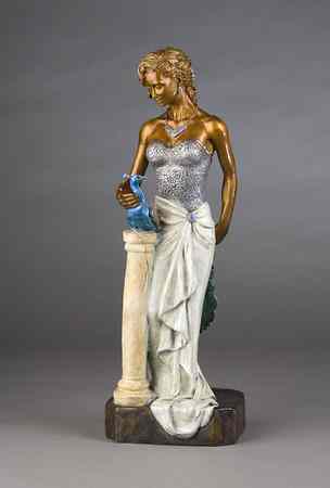 Appraisal: RIP CASWELL ORIGINAL FIGURAL BRONZE SCULPTURE Oregon born -active Rip