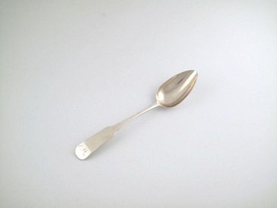 Appraisal: William Ritchie a silver Oar pattern tablespoon circa - script