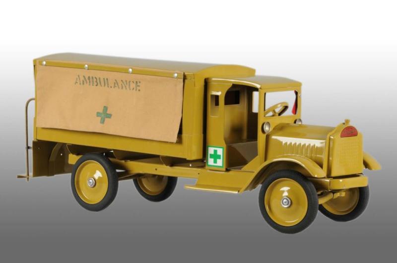 Appraisal: Pressed Steel Keystone Packard Army Ambulance Toy Description Circa Packard