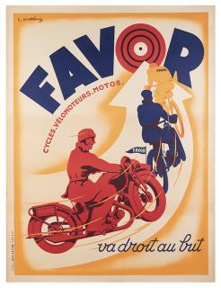 Appraisal: Matthey L Favor Cycles V olomoteurs Motos Paris Delatre ca