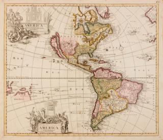 Appraisal: SCHENCK Pieter - America Septentrionalis Novissima - America Meridionalis Accuratissima