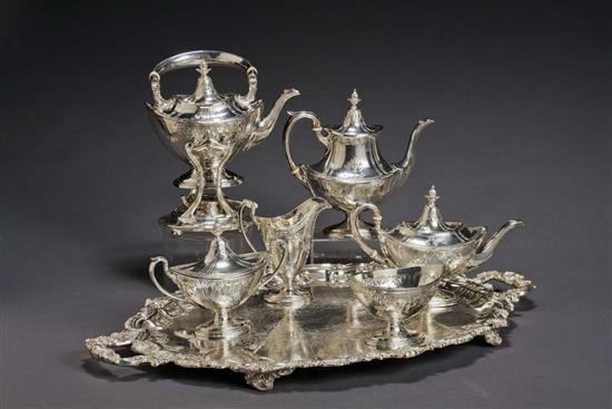 Appraisal: Lot Property from a Georgetown Collection Gorham Sterling Six-Piece Coffee