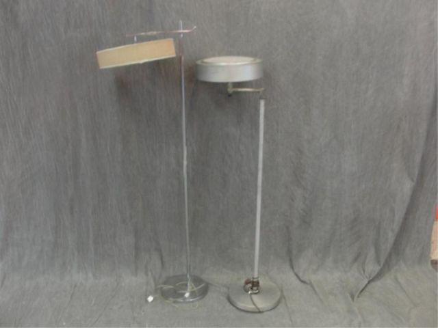 Appraisal: Midcentury Aluminum Standing Lamps From a Long Island estate Dimensions