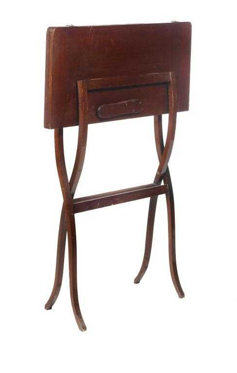 Appraisal: AN EDWARD VII MAHOGANY FOLDING CARD TABLE BY J C